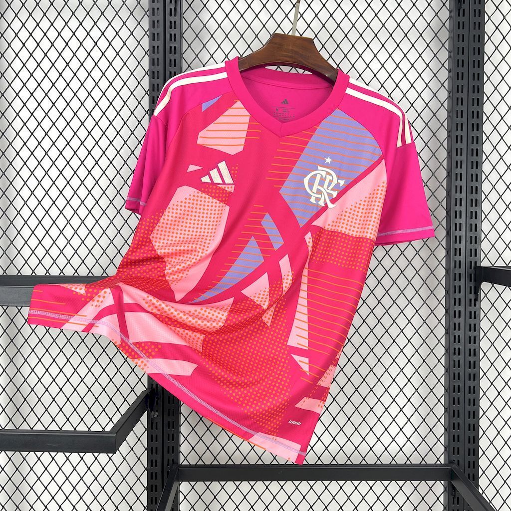 Flamengo 202526 Pink goalkeeper uniform Jersey