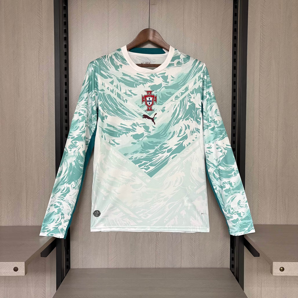 Portugal 2026 World Cup Long Sleeve Away Jersey - Fronte