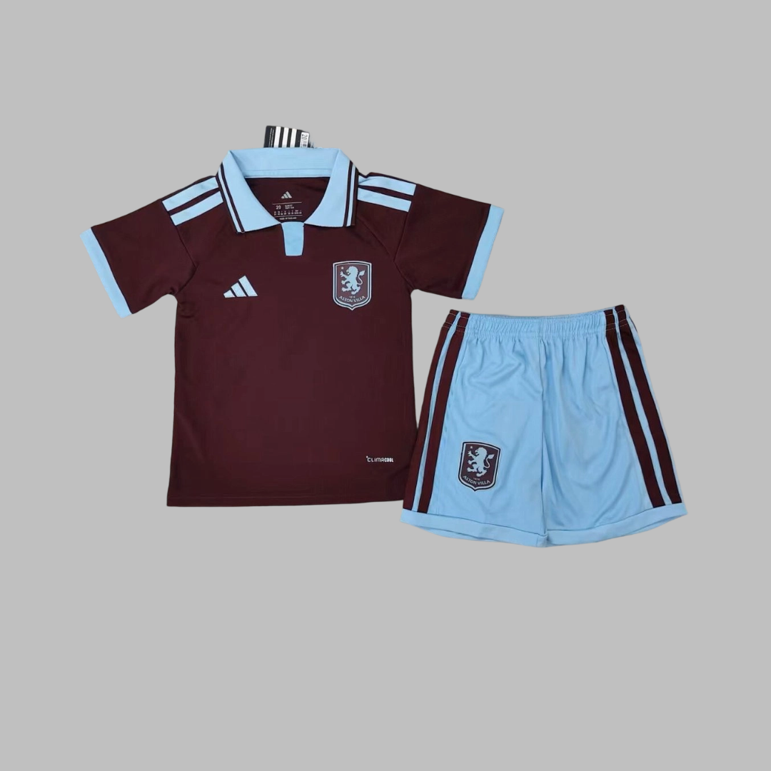 Aston Villa 202627 Home Kids Kit