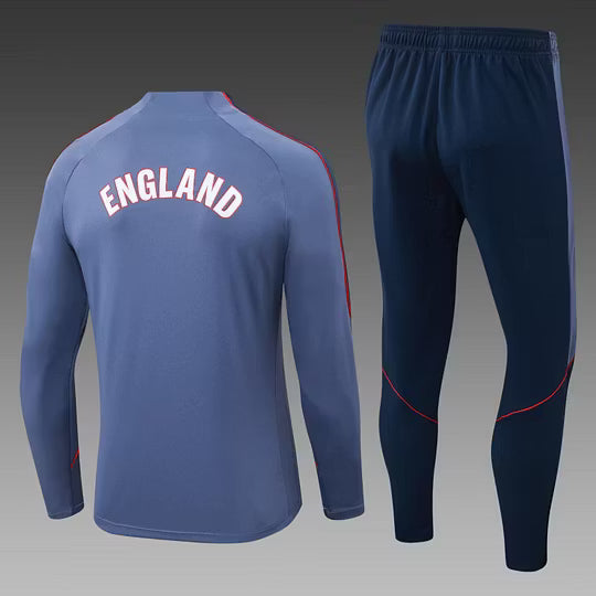 Tuta Zip England 2026 World Cup Gray - Dettaglio 1