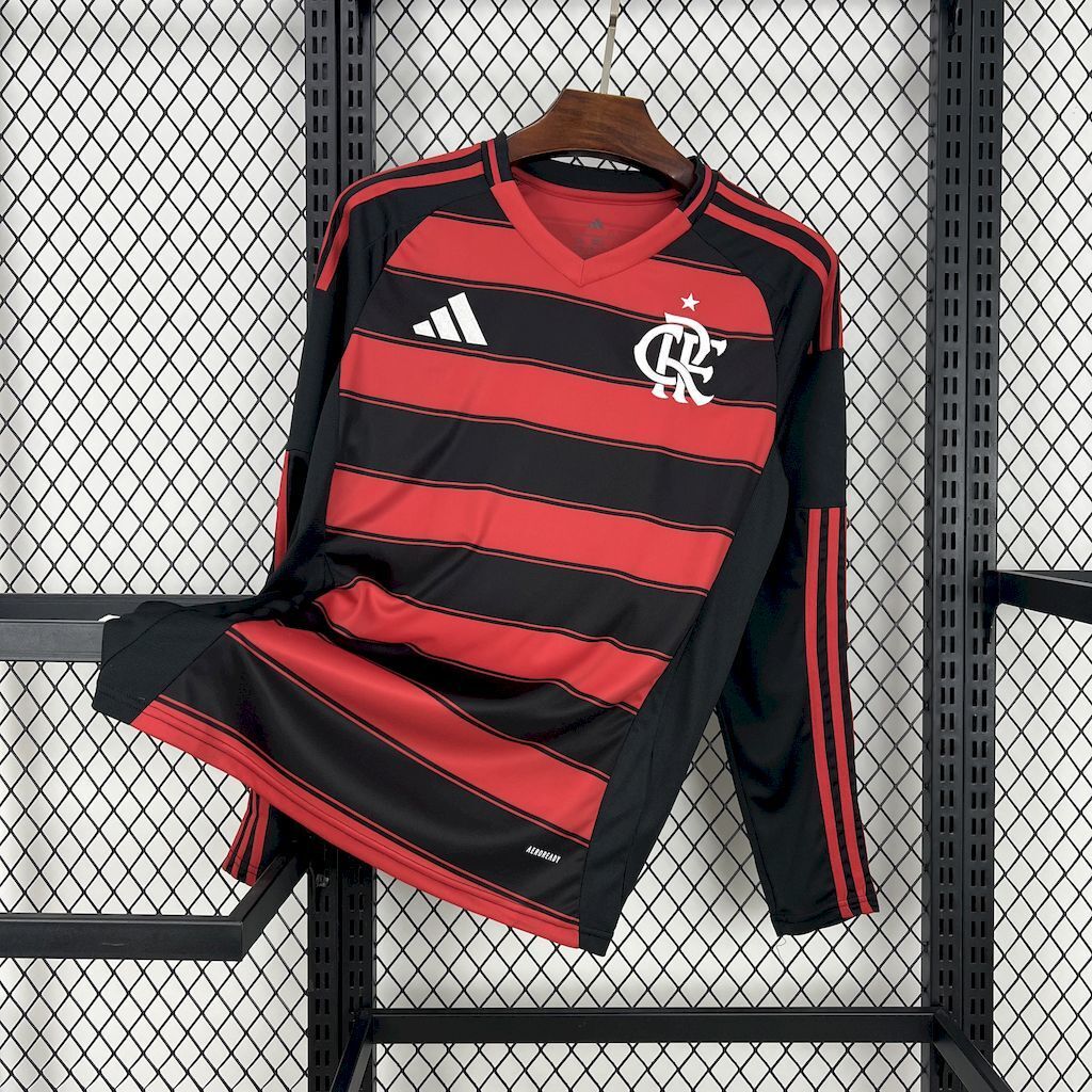 Flamengo 202526 Home Long Sleeves Jersey