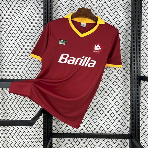 AS Roma 198990 Home Retro Jersey - Fronte