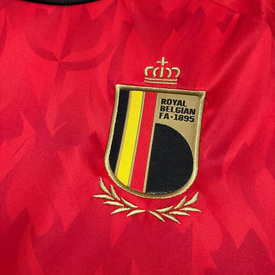 Belgium 2026 World Cup Long Sleeve Home Jersey - Retro