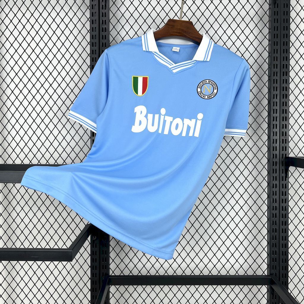 Napoli 198687 Home Retro Jersey