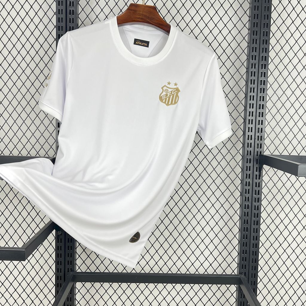 Santos 202526 Pele 1.000 GOLS White Jersey