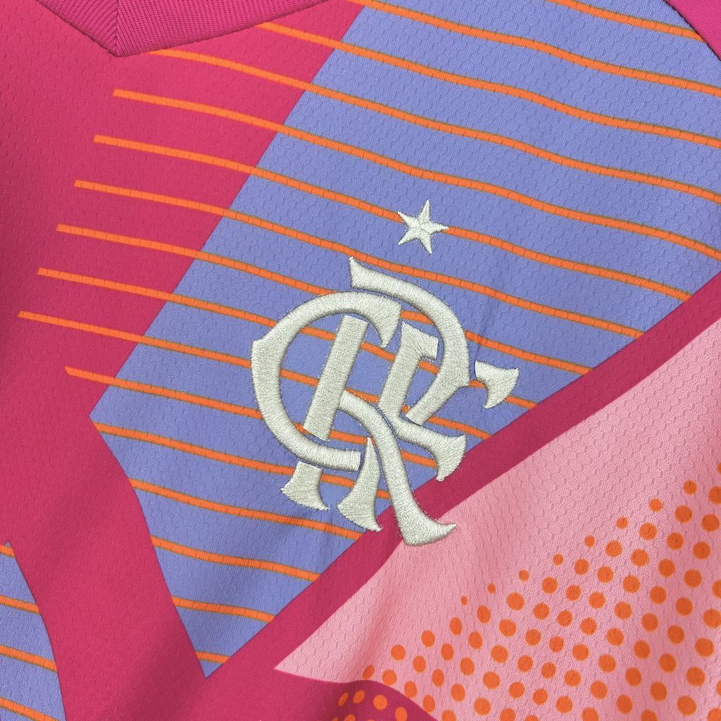 Flamengo 202526 Pink goalkeeper uniform Jersey