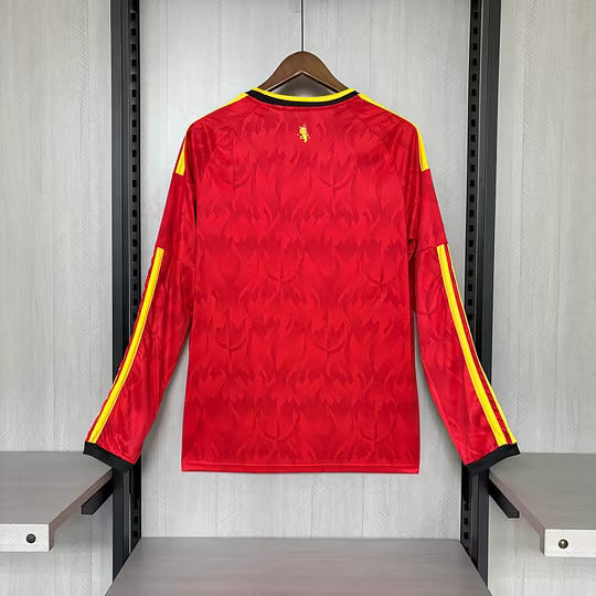 Belgium 2026 World Cup Long Sleeve Home Jersey - Dettaglio 1