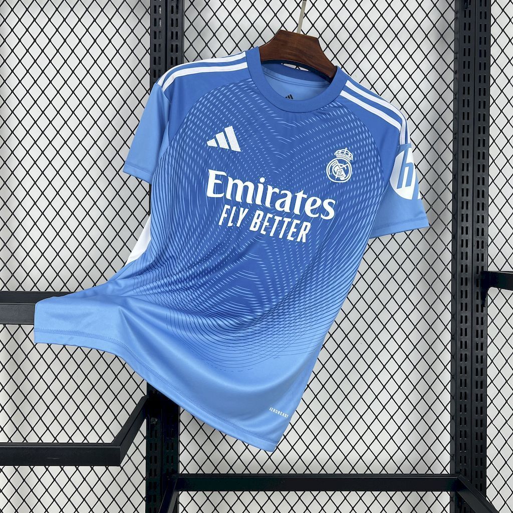 Real Madrid 202526 Blue Sky Special Edition Jersey
