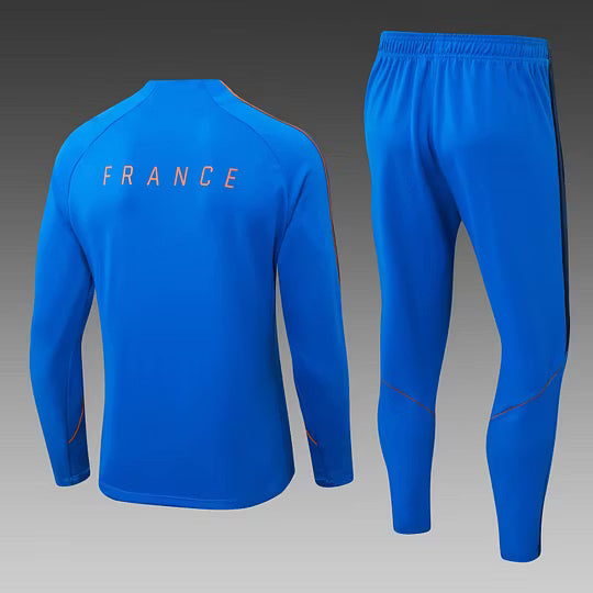 Tuta Zip France 2026 World Cup Sky Blue - Dettaglio 1