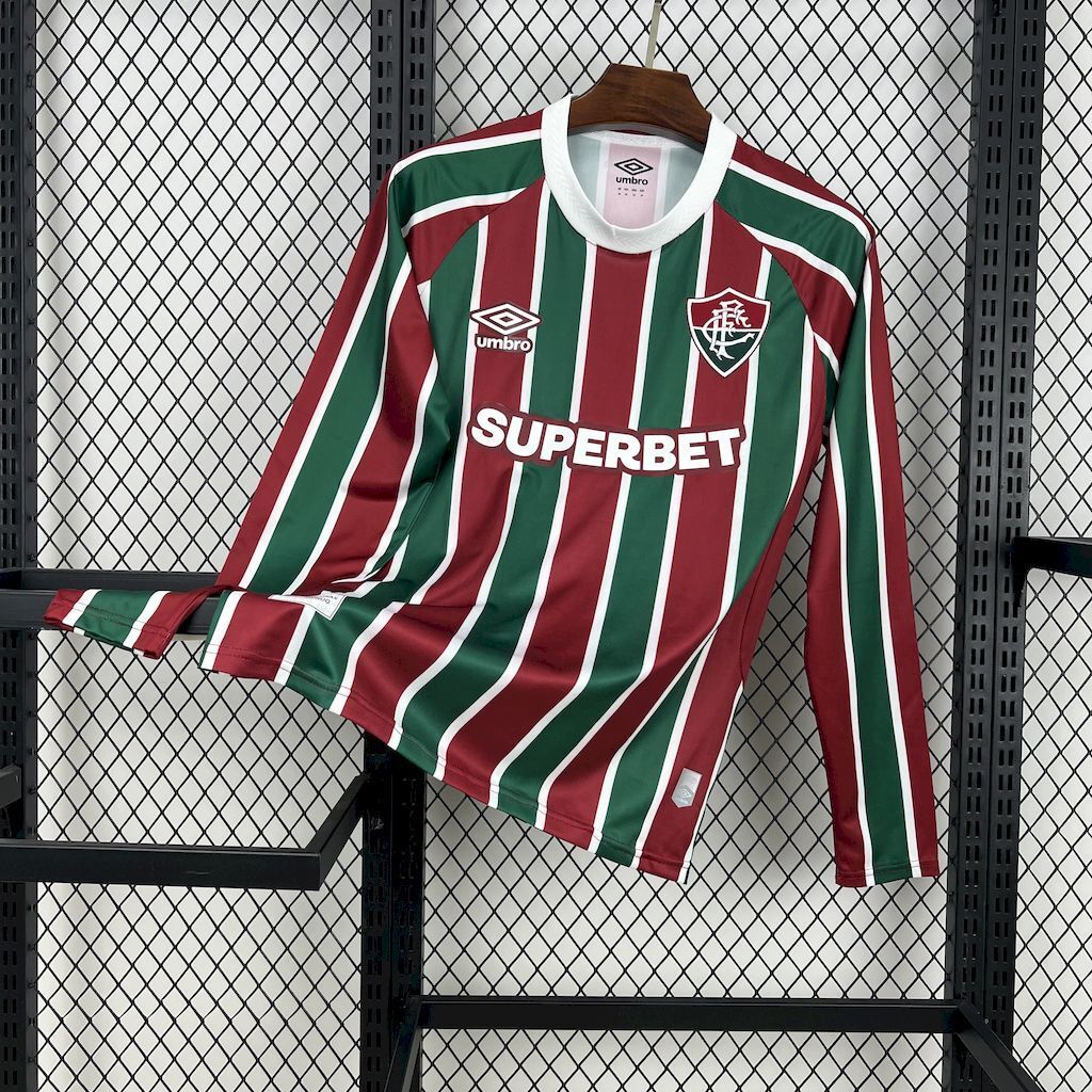 Fluminense 202526 Home Long Sleeves Jersey