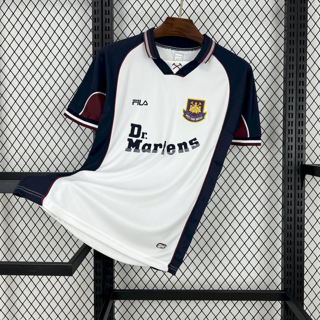 West Ham United 199901 Away Retro Jersey