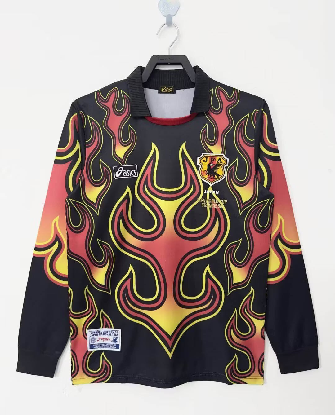 Japan 1998 World Cup Home Long Sleeves Retro Jersey - Fronte