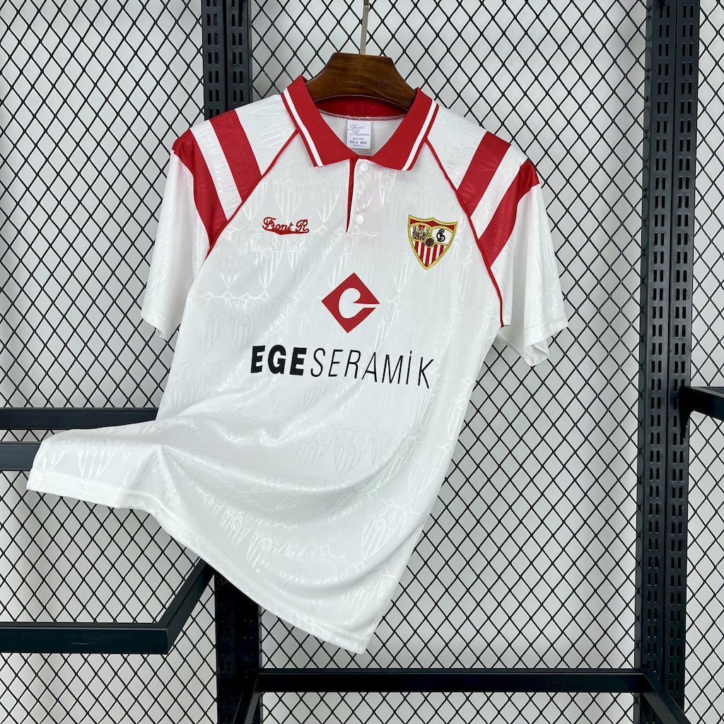 Sevilla FC 199293 Home Retro Jersey