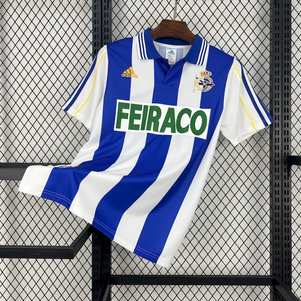Deportivo de La Coruna 199900 Home Retro Jersey