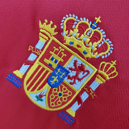 Spain 1998 World Cup Home Jersey - Retro