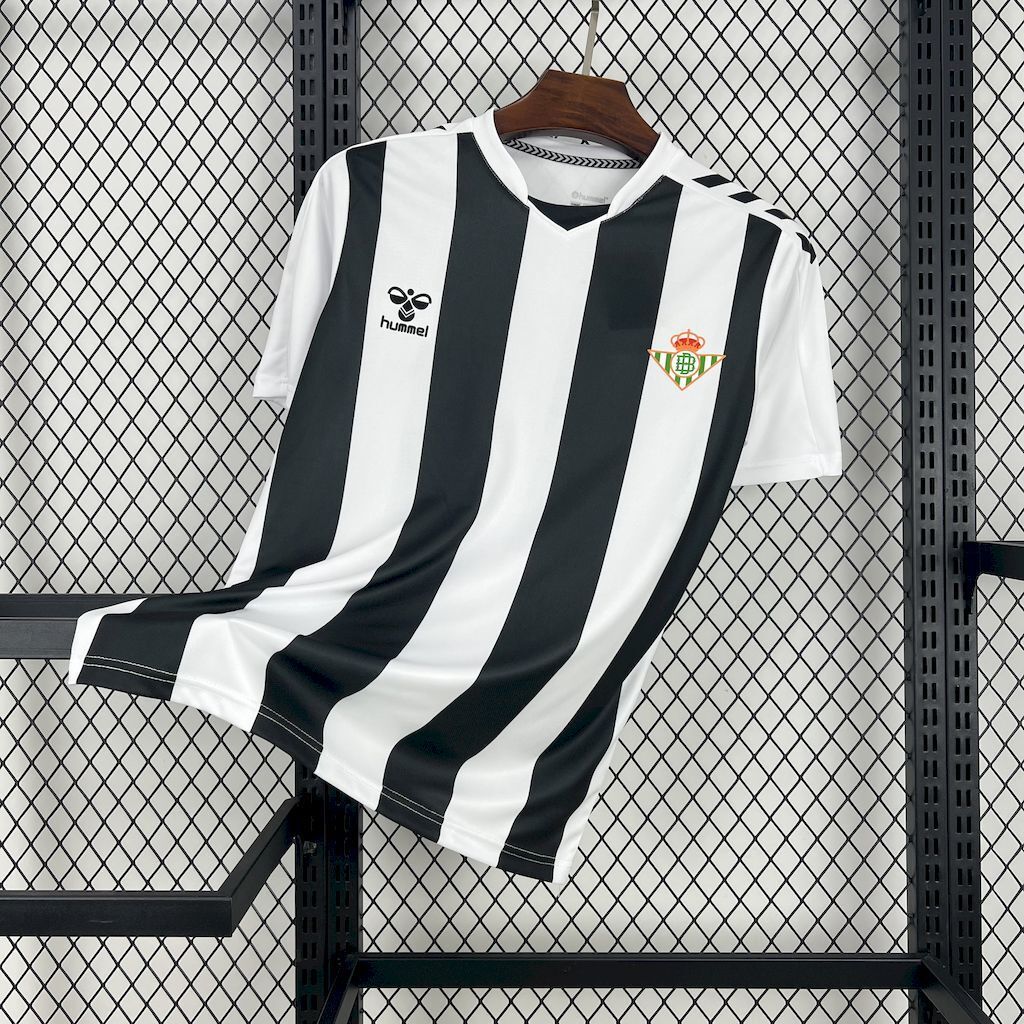 Real Betis 202526 Black and White Special Edition Jersey