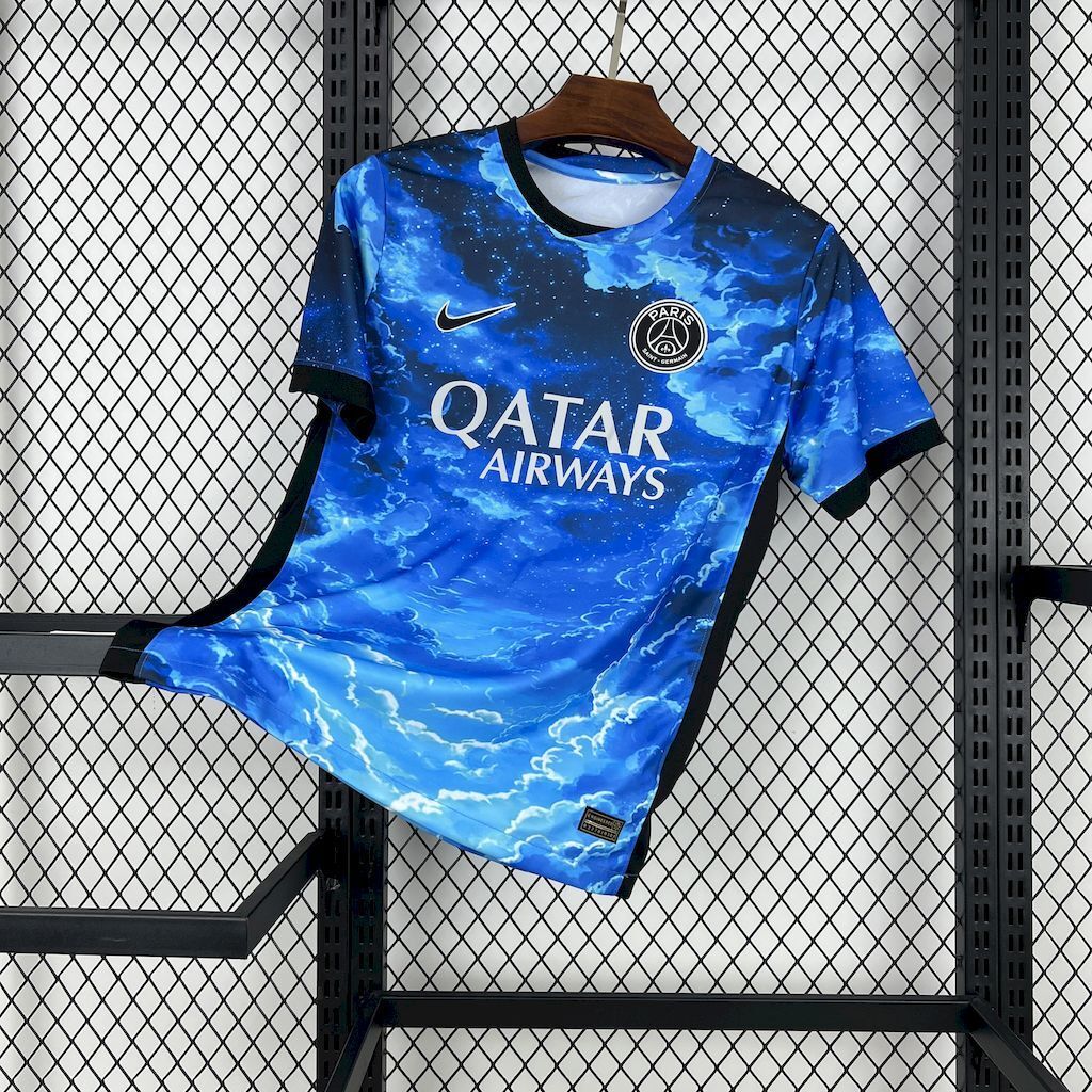 Paris Saint-Germain 202526 Blue Sky and White Clouds Jersey - Fronte