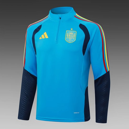 Tuta Zip Spain 2026 World Cup Sky Blue - Retro