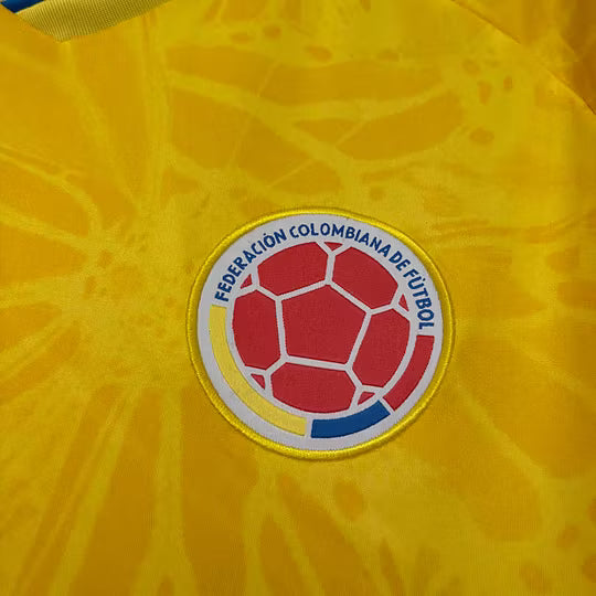 Colombia 2026 World Cup Long Sleeve Home Jersey - Retro