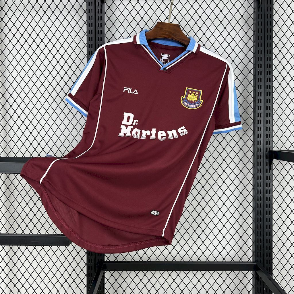 West Ham United 199901 Home Retro Jersey