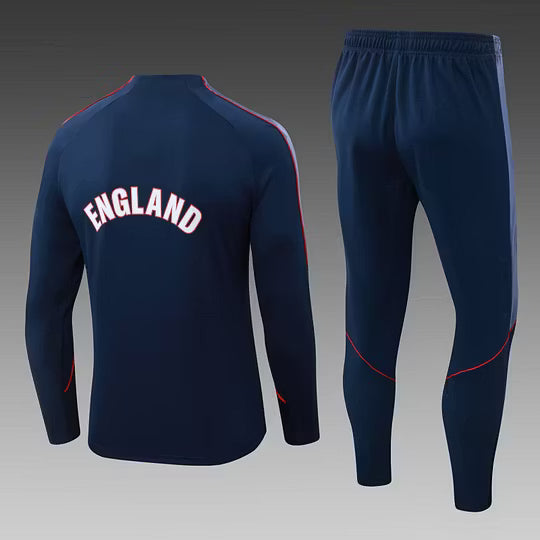 Tuta Zip England 2026 World Cup Royal Blue - Dettaglio 1
