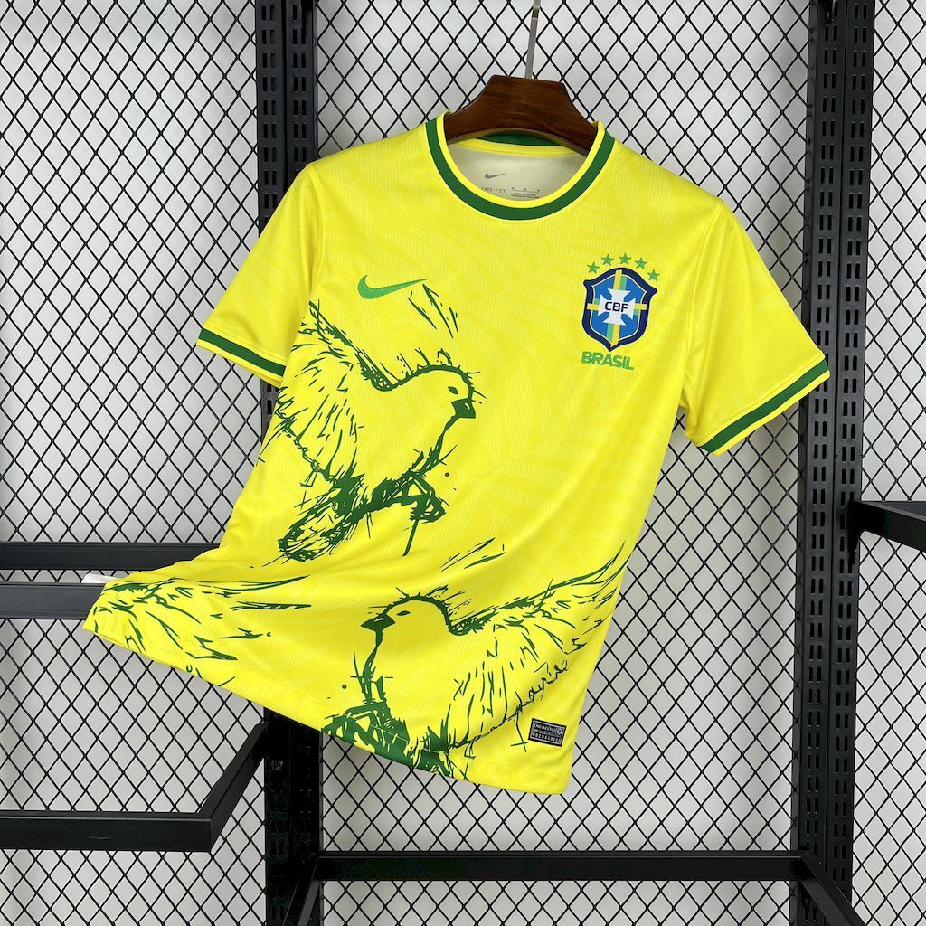 Brazil 202526 Pigeon Yellow Jersey