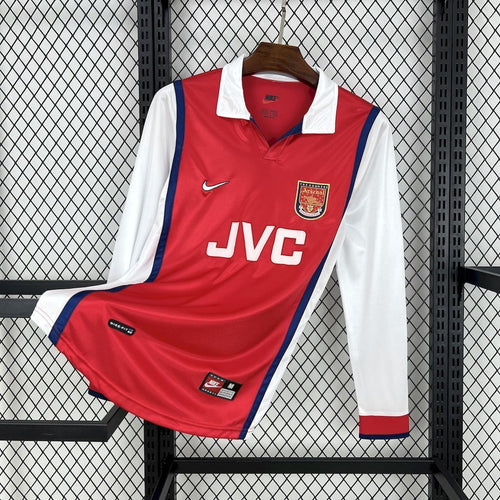 Arsenal 199899 Home Long Sleeves Retro Jersey - Fronte
