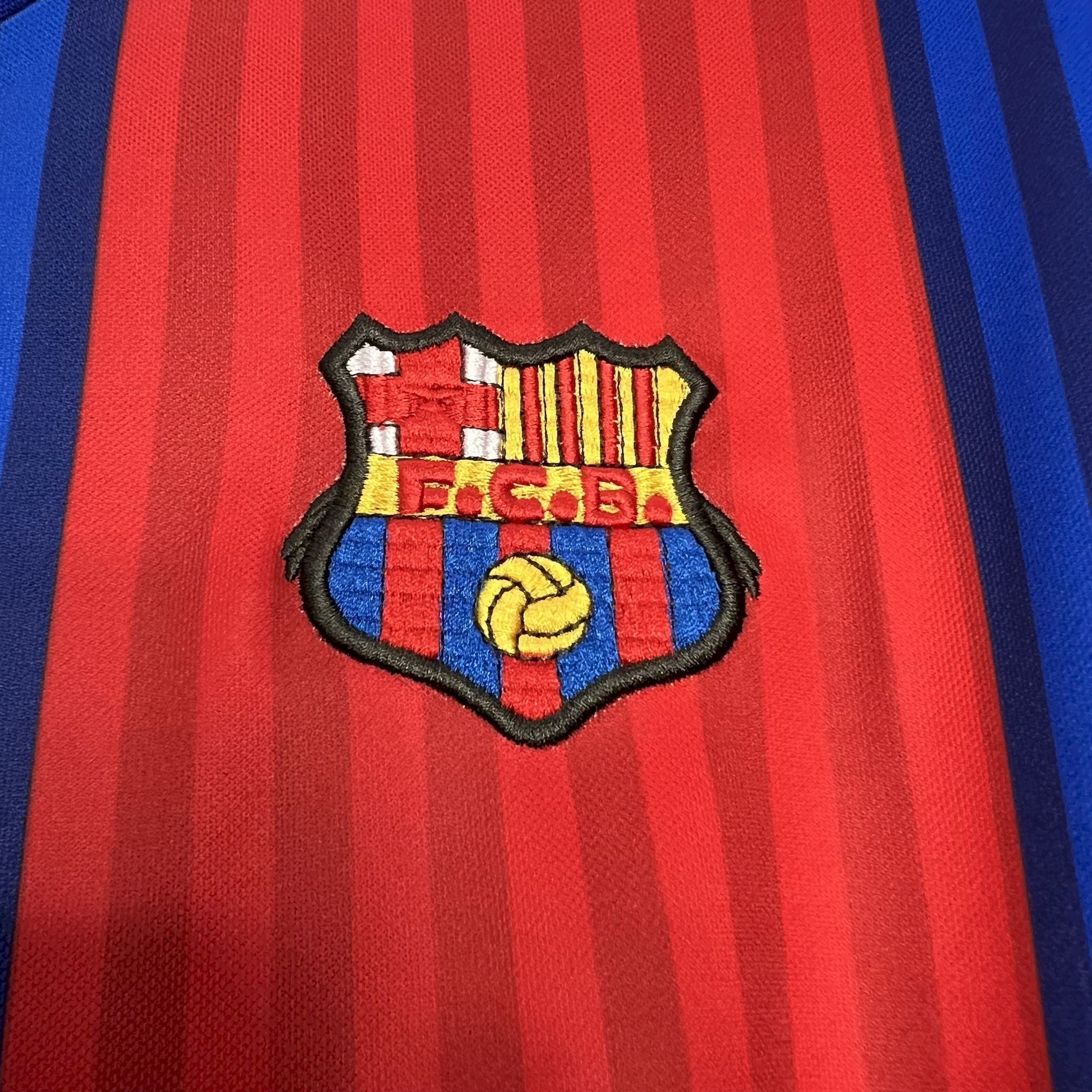 Barcelona 199192 Home Retro Jersey