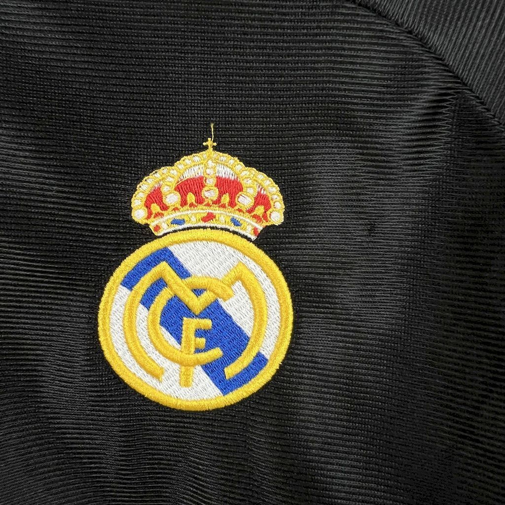Real Madrid 199899 Away Long Sleeves Retro Jersey