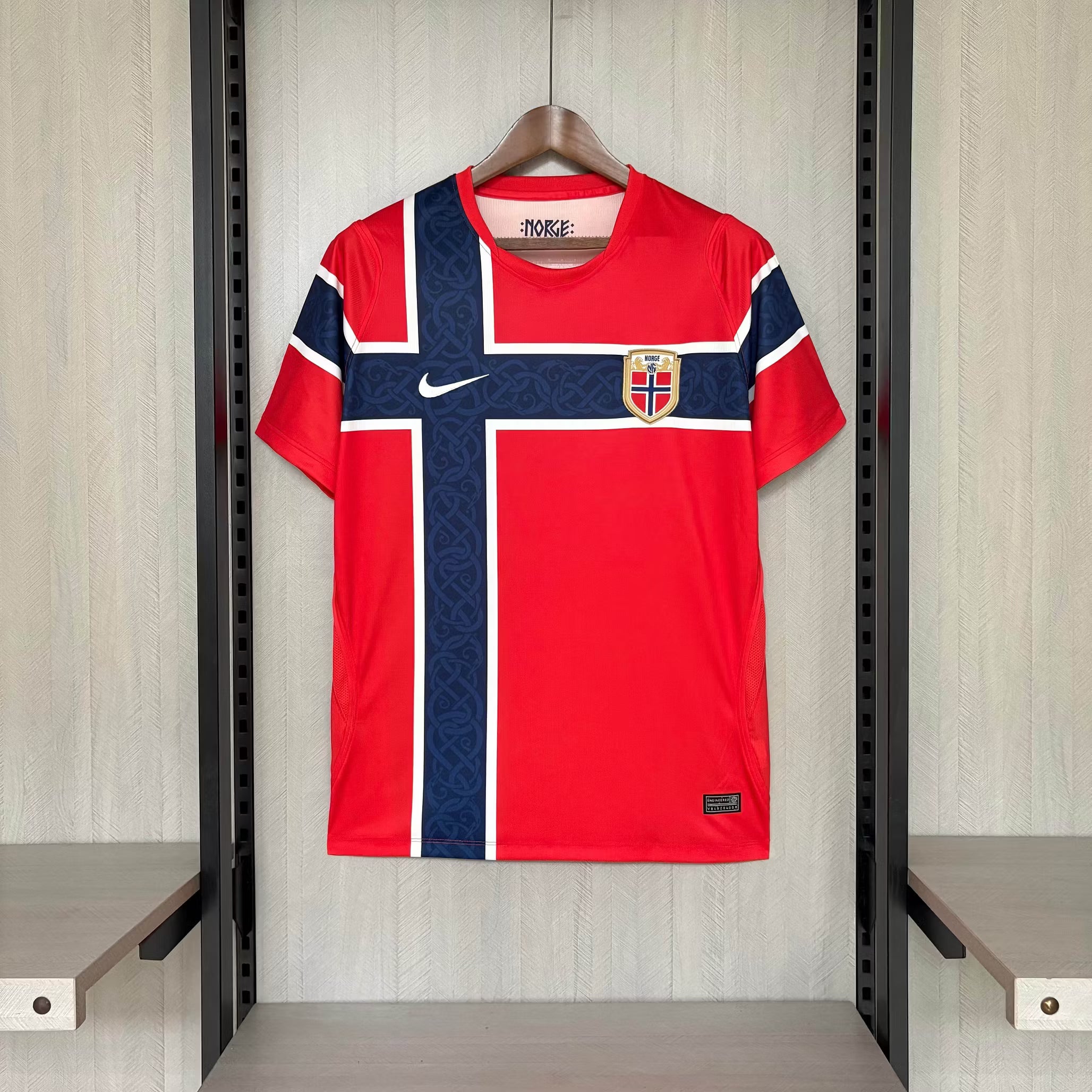 Norway 2026 World Cup Home Jersey - Fronte