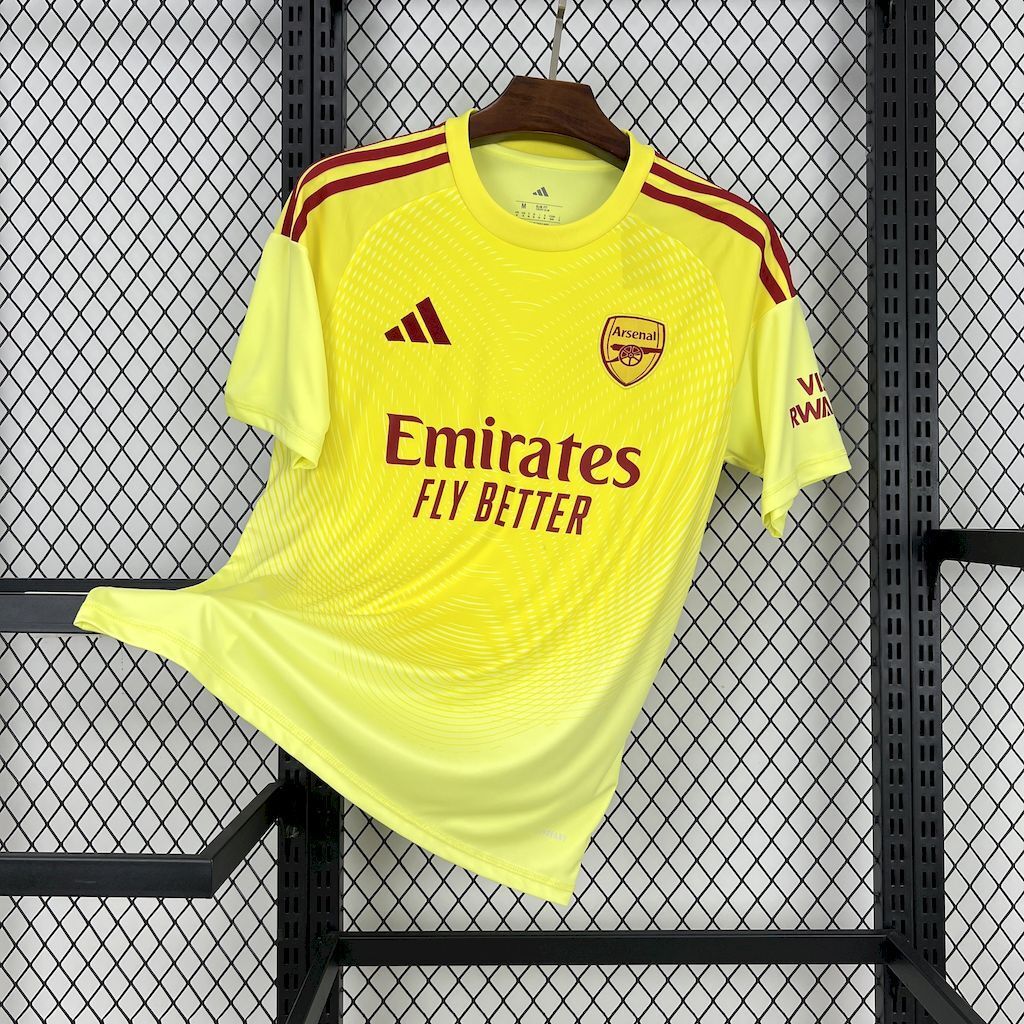 Arsenal 202526 Yellow Goalkeeper Jersey