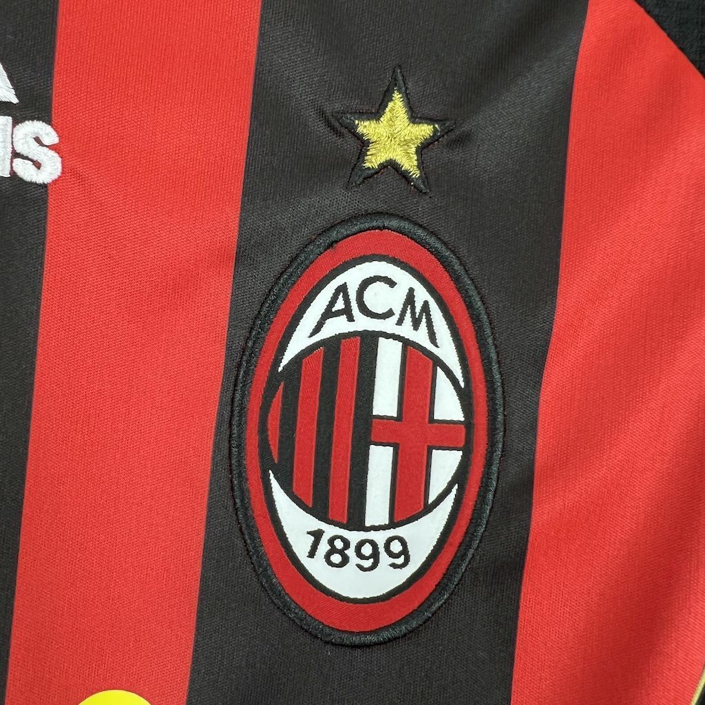 AC Milan 200607 Home Long Sleeves Retro Jersey