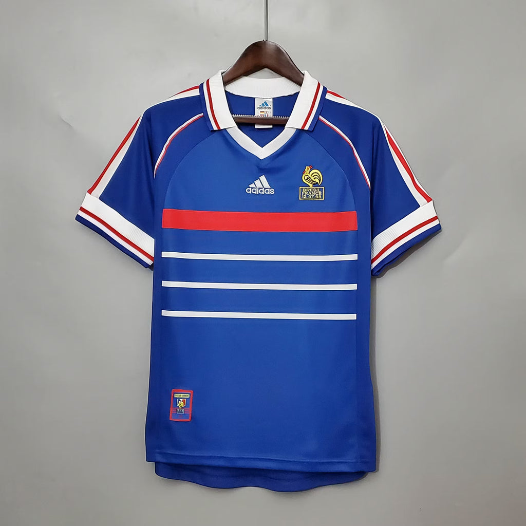 France 1998 World Cup Home Jersey - Fronte