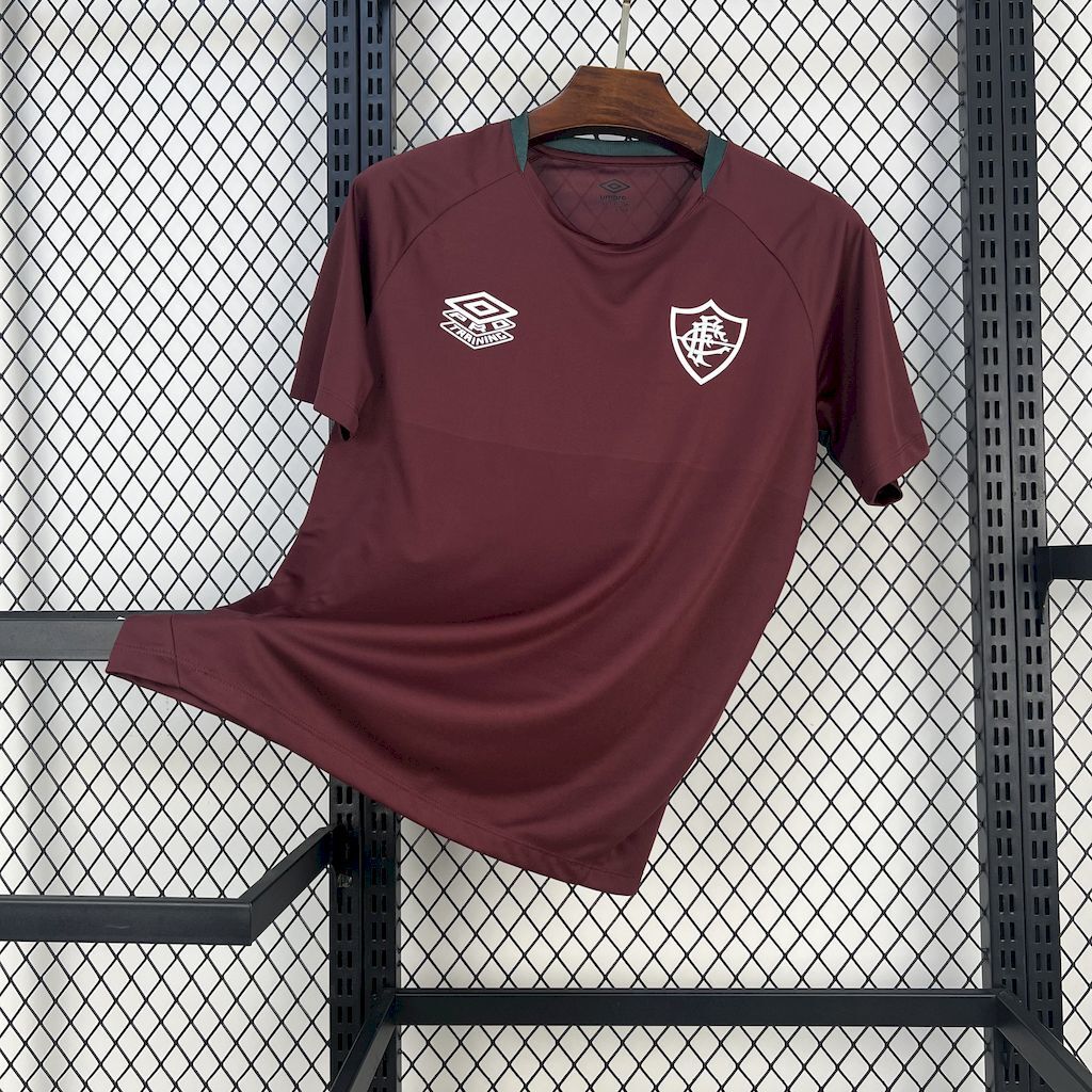 Fluminense 202526 Maroon pre-race training Jersey - Fronte
