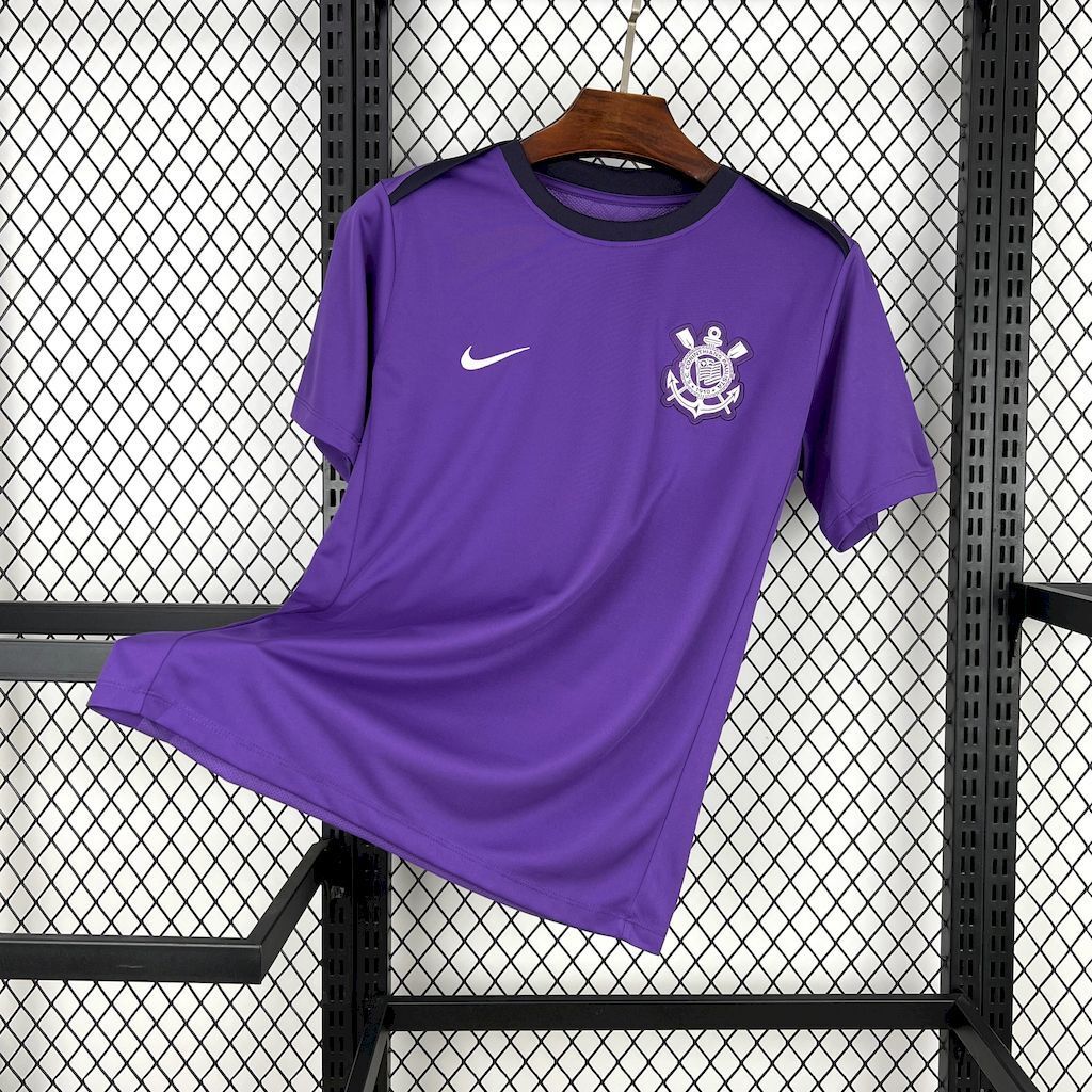 Corinthians 202526 Purple pre-match training Jersey