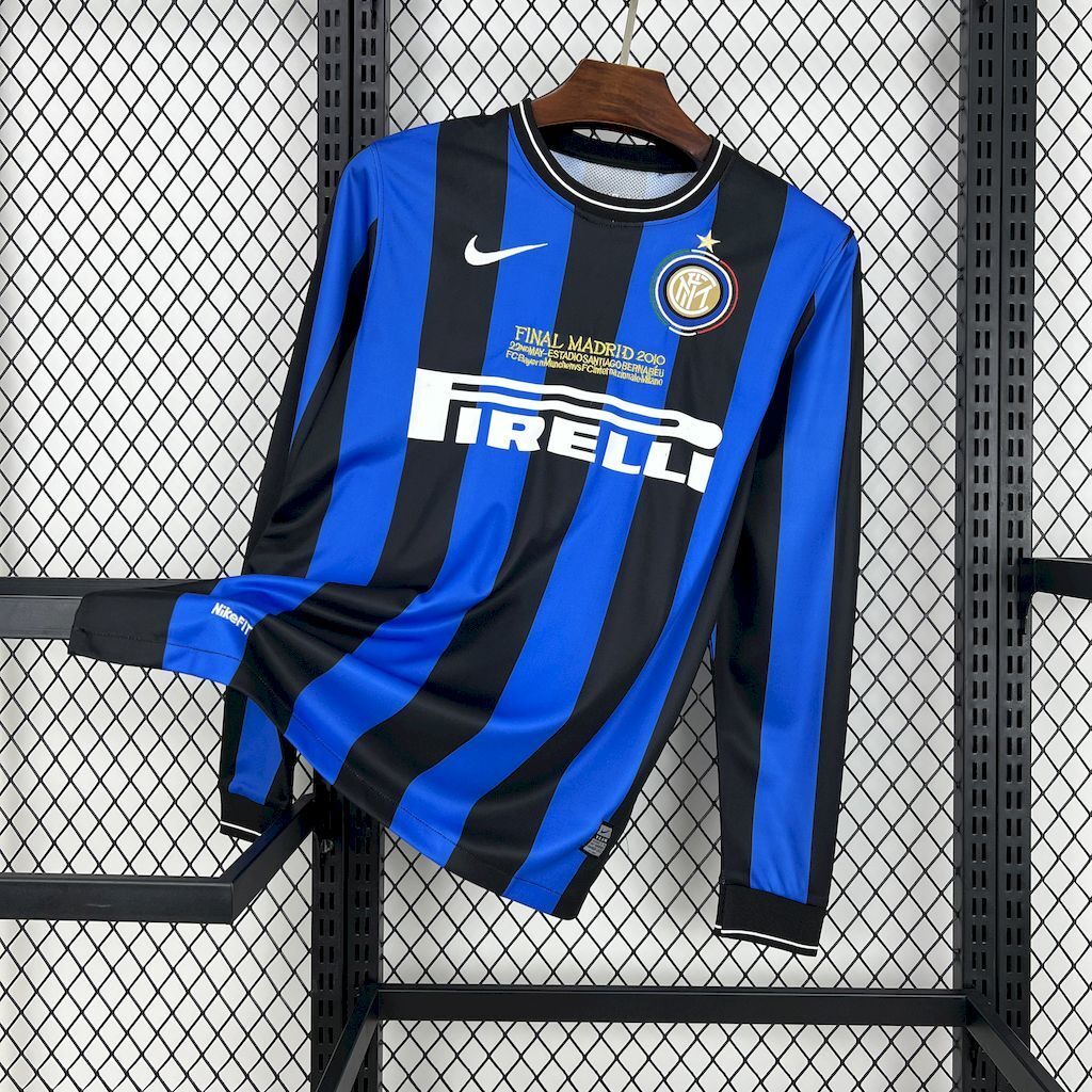Inter Milan 2010 Home Long Sleeves Retro Jersey