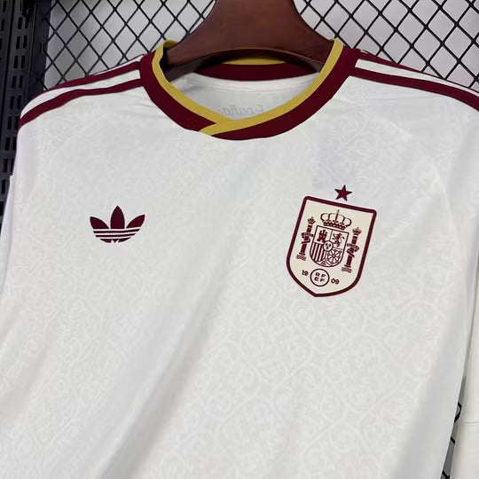 Spain 2026 World Cup Long Sleeve Away Jersey - Retro