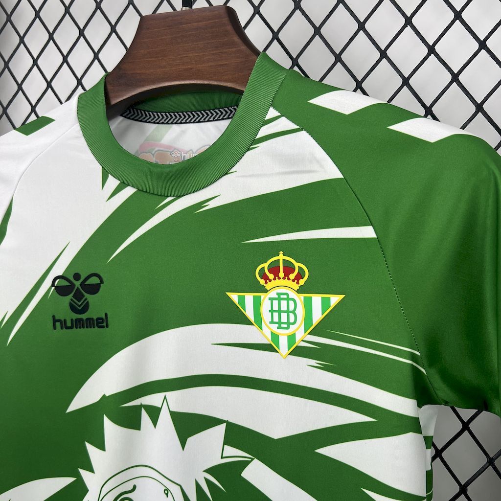 Real Betis 202526 Hummel x Limited-Edition Naruto Kids Kit