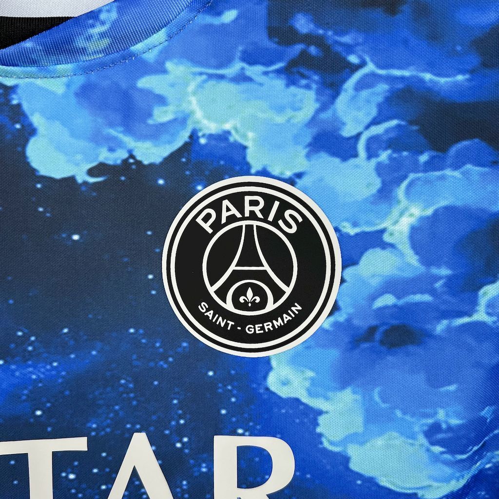 Paris Saint-Germain 202526 Blue Sky and White Clouds Jersey - Retro