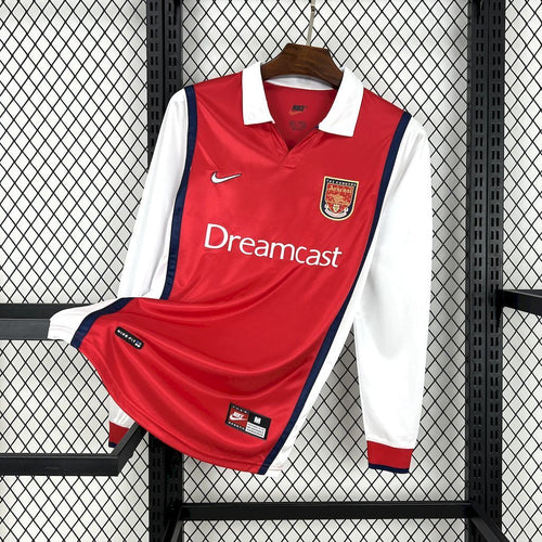 Arsenal 199900 Home Long Sleeves Retro Jersey - Fronte
