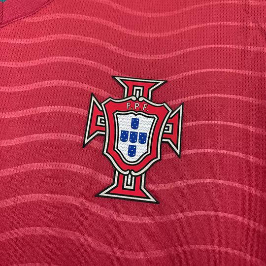 Portugal 2026 World Cup Long Sleeve Home Jersey - Retro
