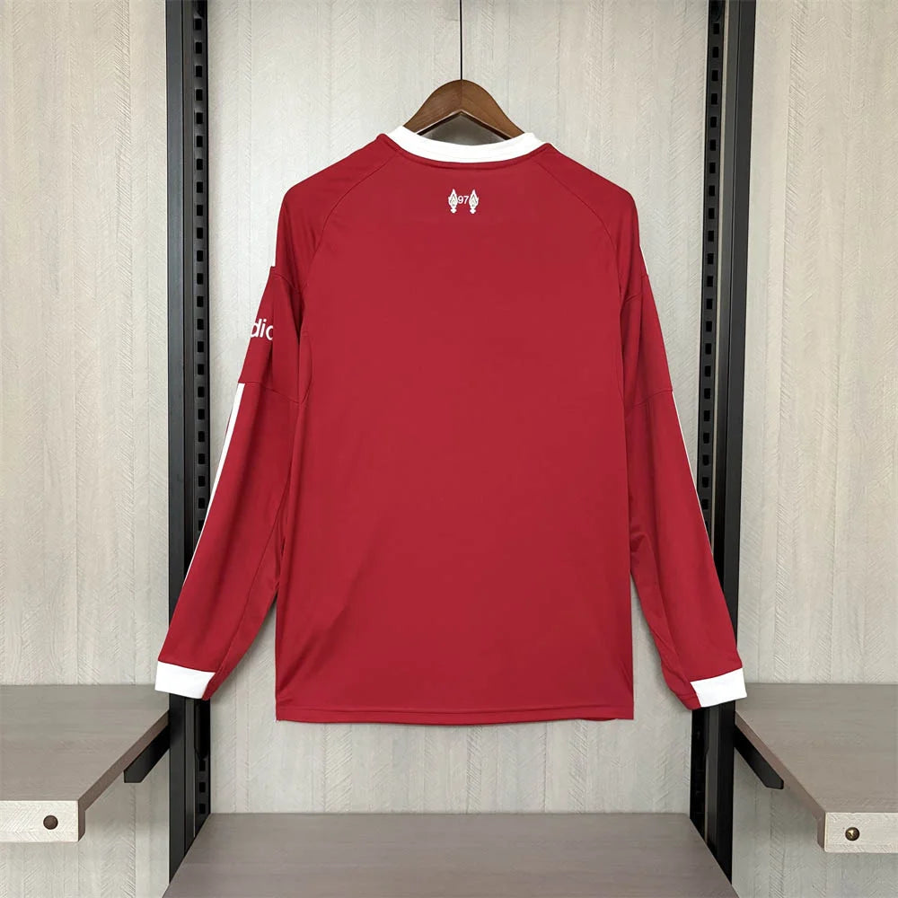 Liverpool 202526 Home Long Sleeves Jersey - Retro