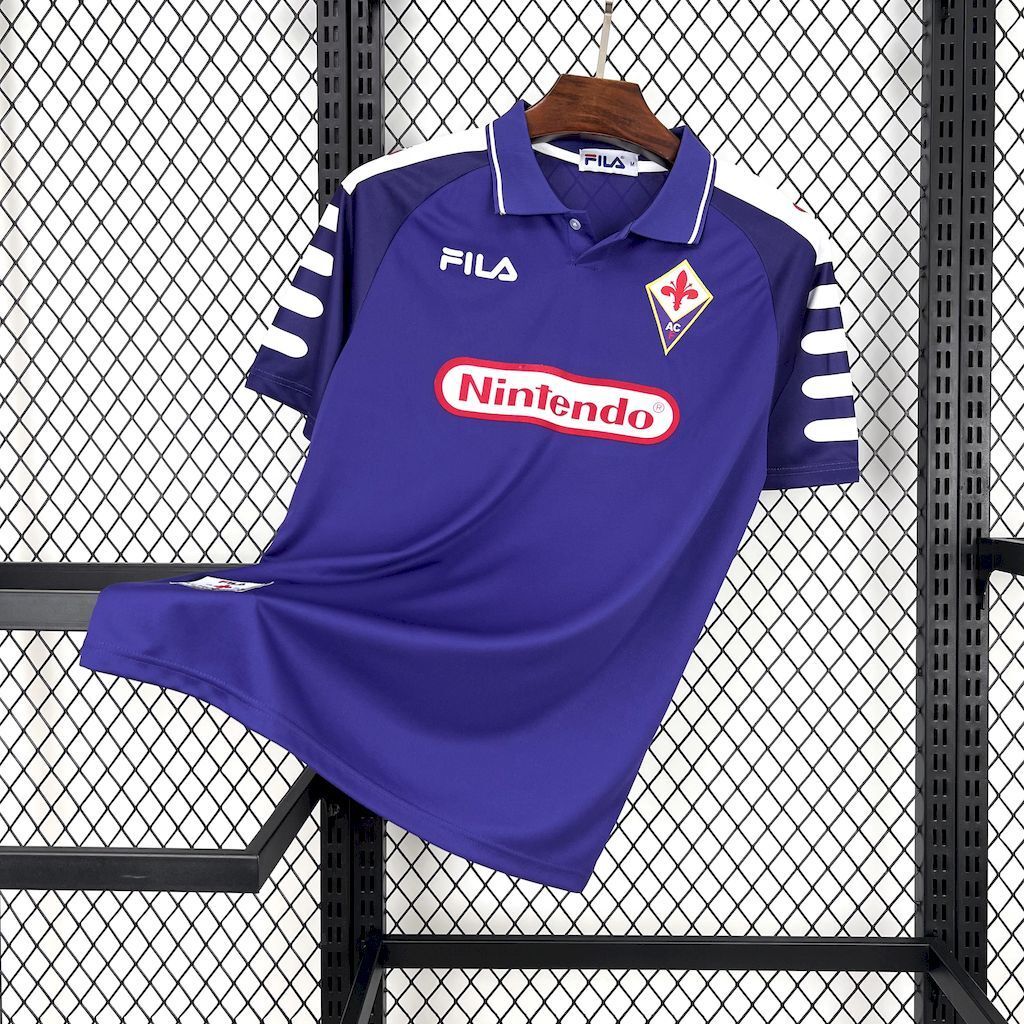 Fiorentina 199899 Home Retro Jersey