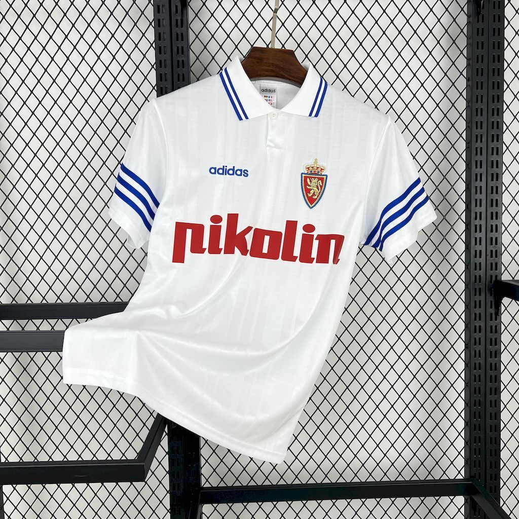 Real Zaragoza 199597 Home Retro Jersey