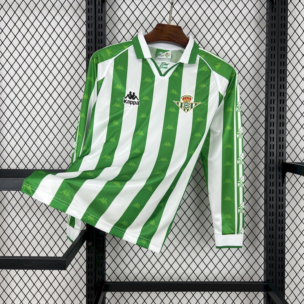 Real Betis 199597 Home Long Sleeves Retro Jersey