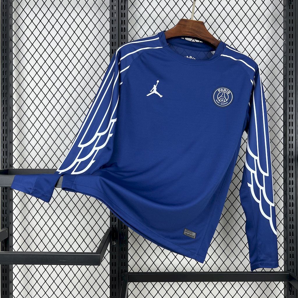 Paris Saint-Germain 202526 Fourth Away Long Sleeves Jersey