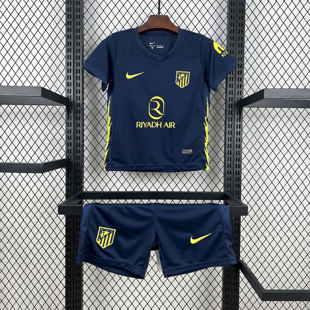 Atletico Madrid 202526 Away Kids Kit