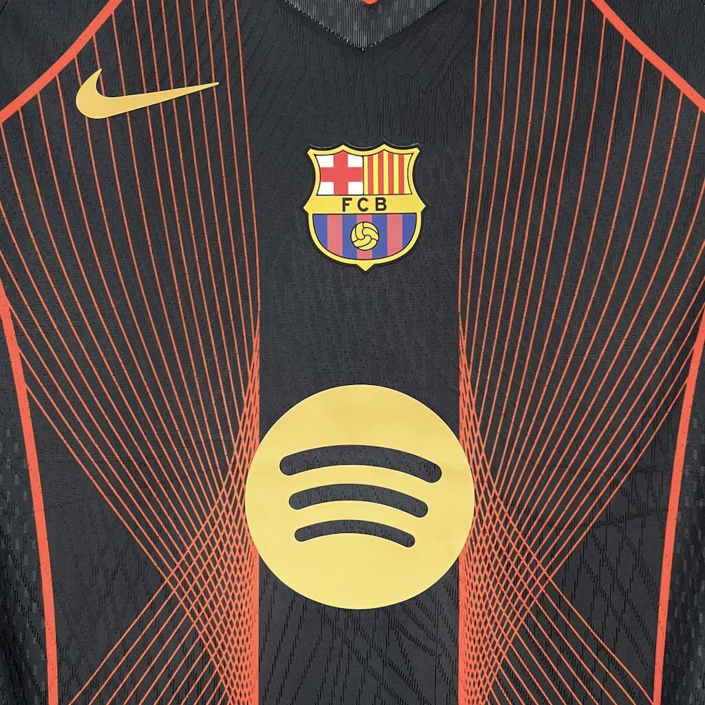 Barcelona 202526 Black Orange Special Edition Jersey