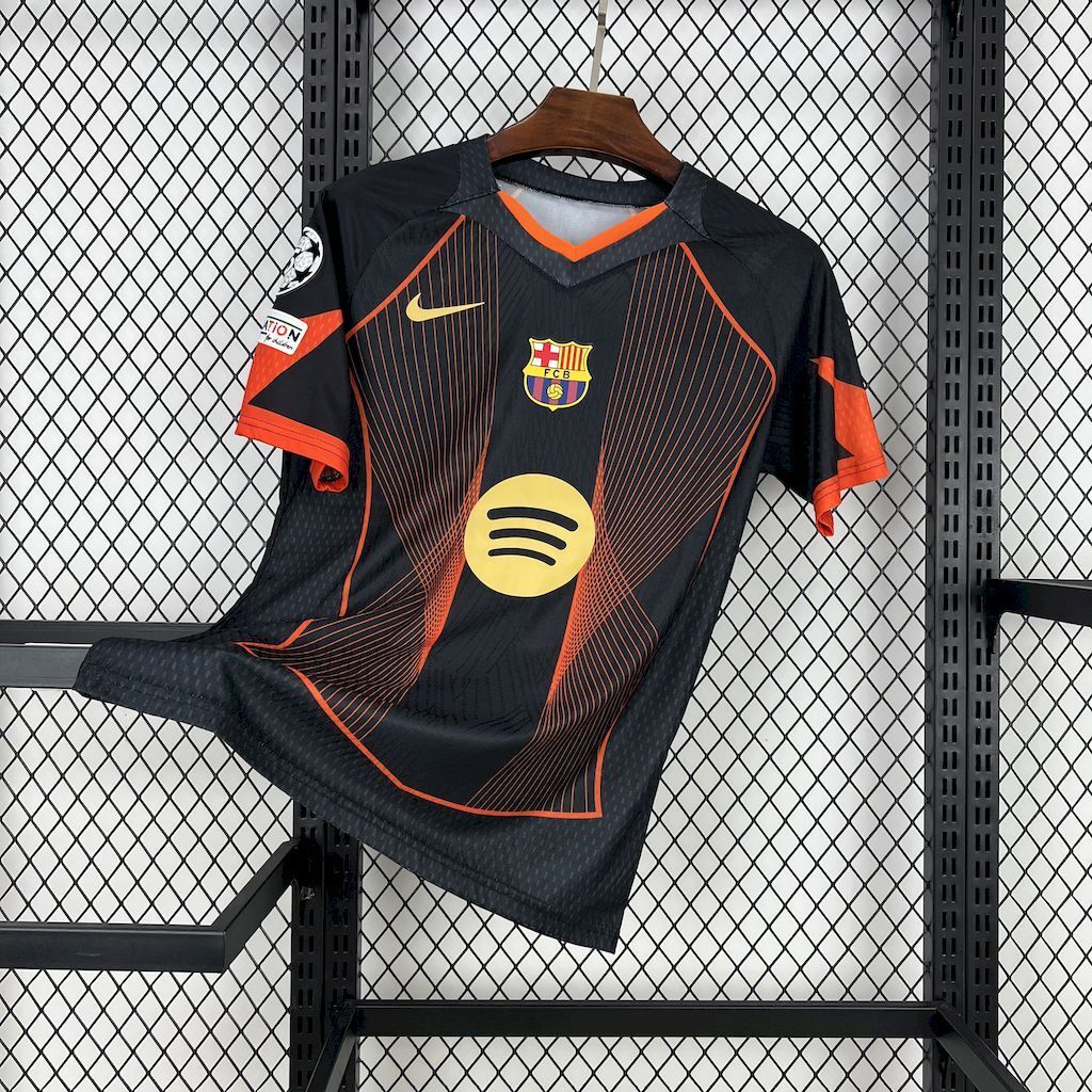 Barcelona 202526 Black Orange Special Edition Jersey