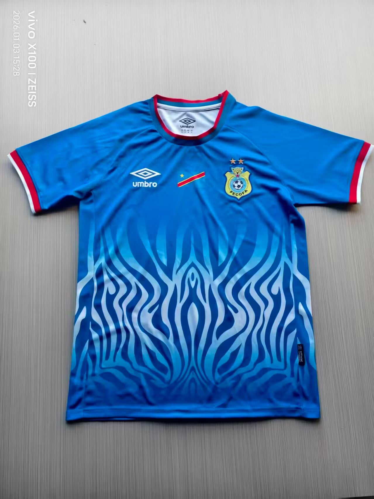 DR Congo 2026 World Cup Home Jersey - Fronte